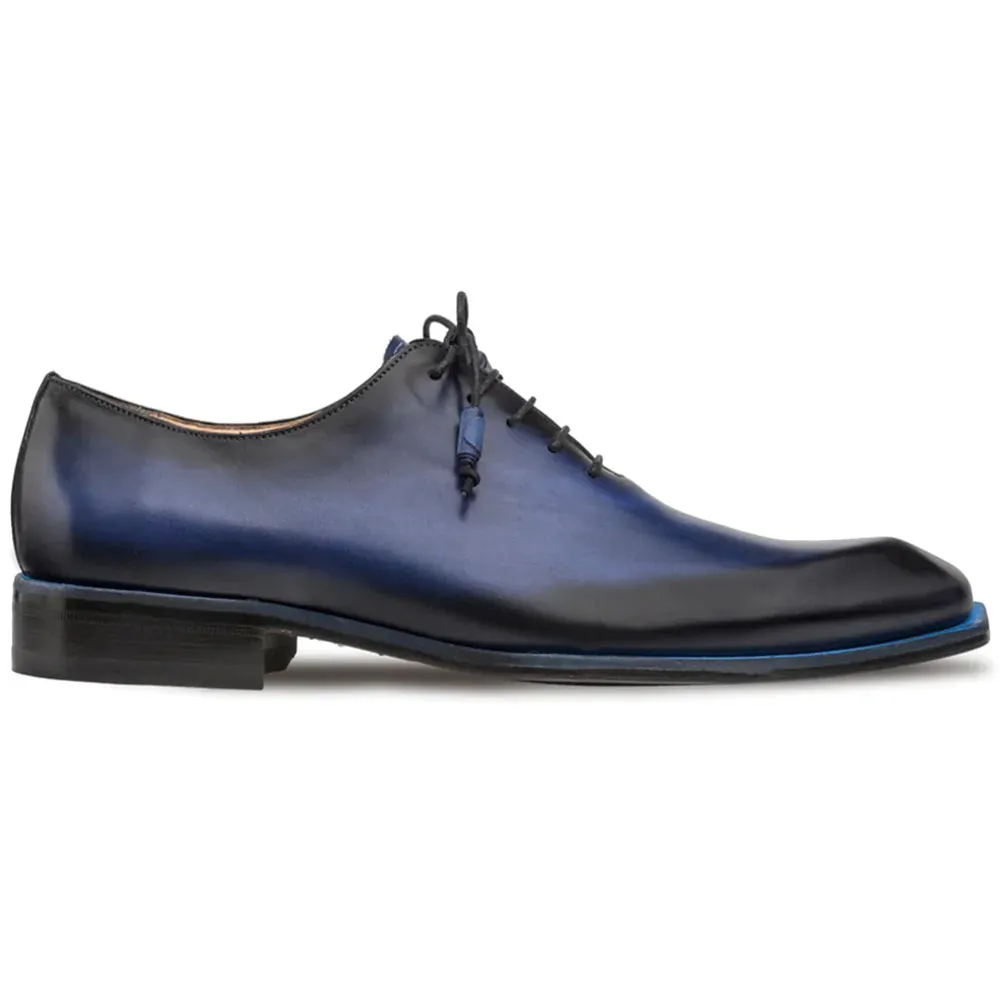 Mezlan Patina Asymmetric Oxfords S108 Navy (S108)