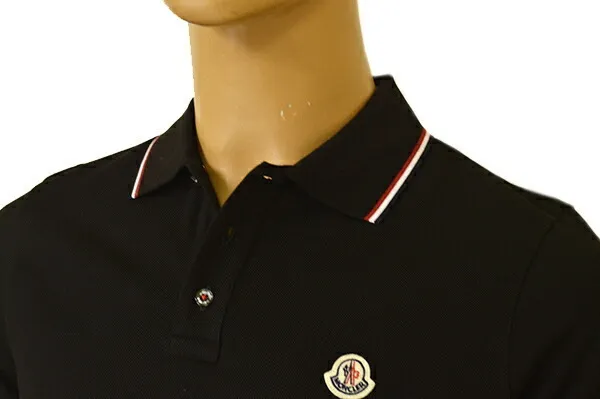 MONCLER  |Plain Cotton Short Sleeves Bridal Logo Polos