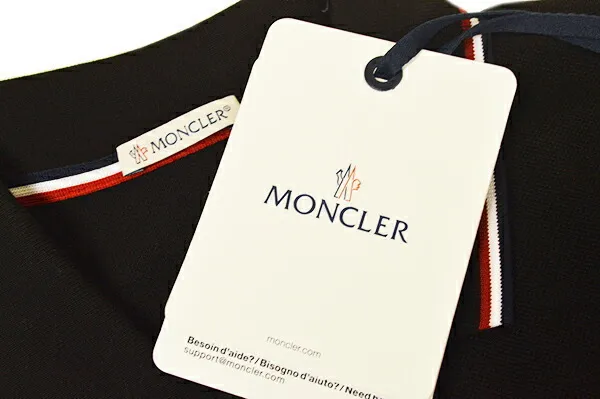 MONCLER  |Plain Cotton Short Sleeves Bridal Logo Polos