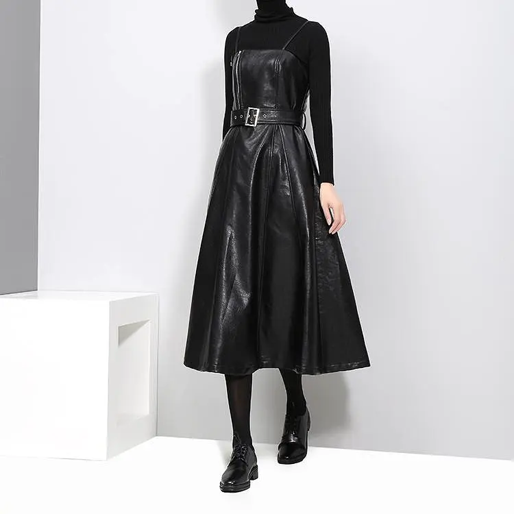 Musset Vegan Leather Dress