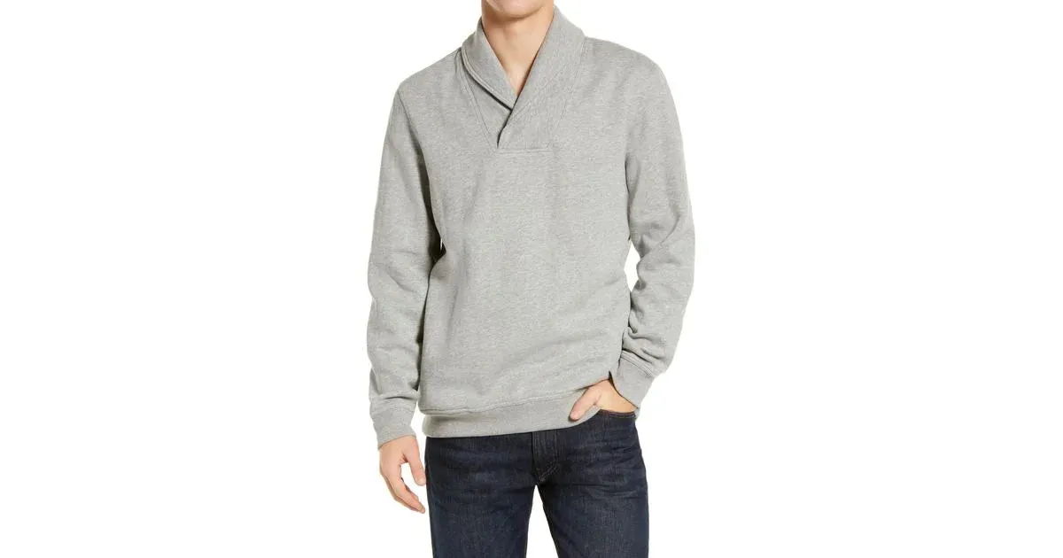 Normal Brand Fairweather Shawl Collar Sweatshirt