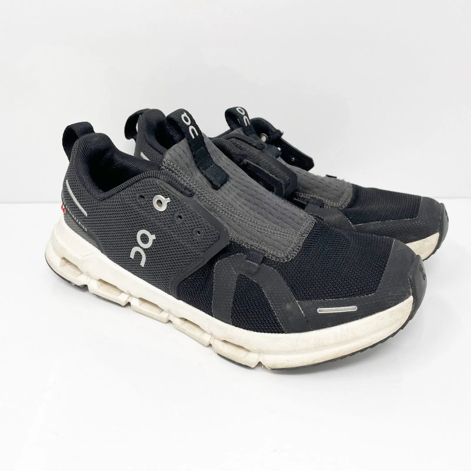 On Boys Cloud Sky Black Running Shoes Sneakers Size 4Y