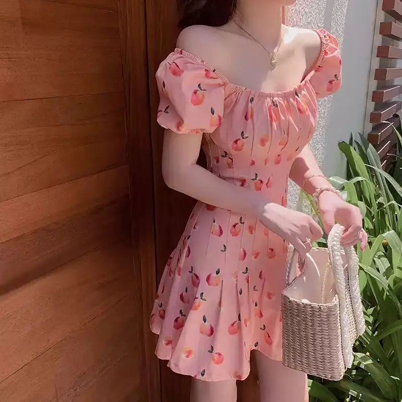 Peach Pink Dress AD210101