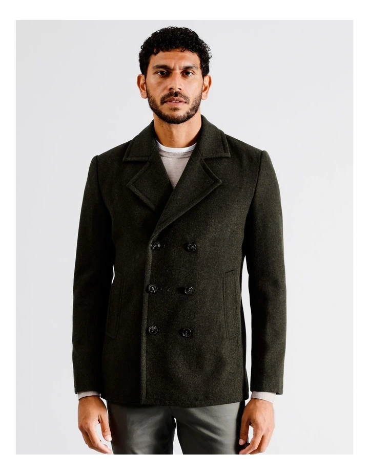 Pierce Peacoat in Green