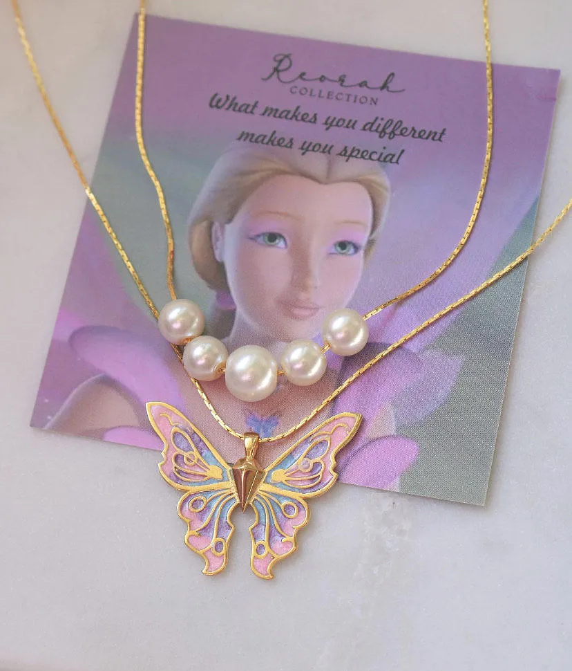 Princess Butterfly Necklace K01