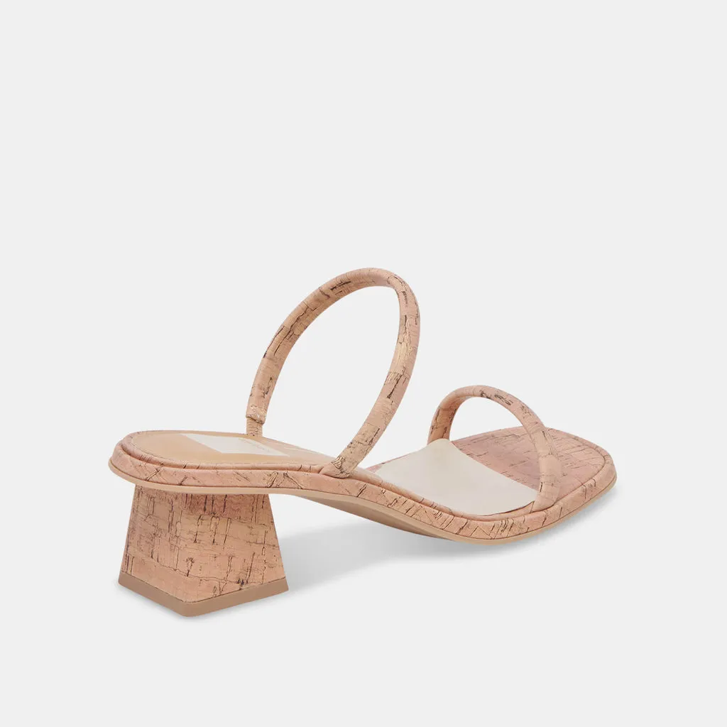 RAMIZE SANDALS NATURAL CORK– Dolce Vita 6883976052802