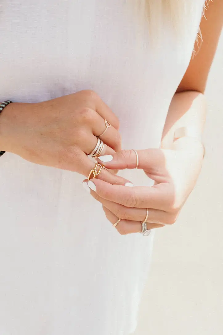 Rosalie Double Knot Ring