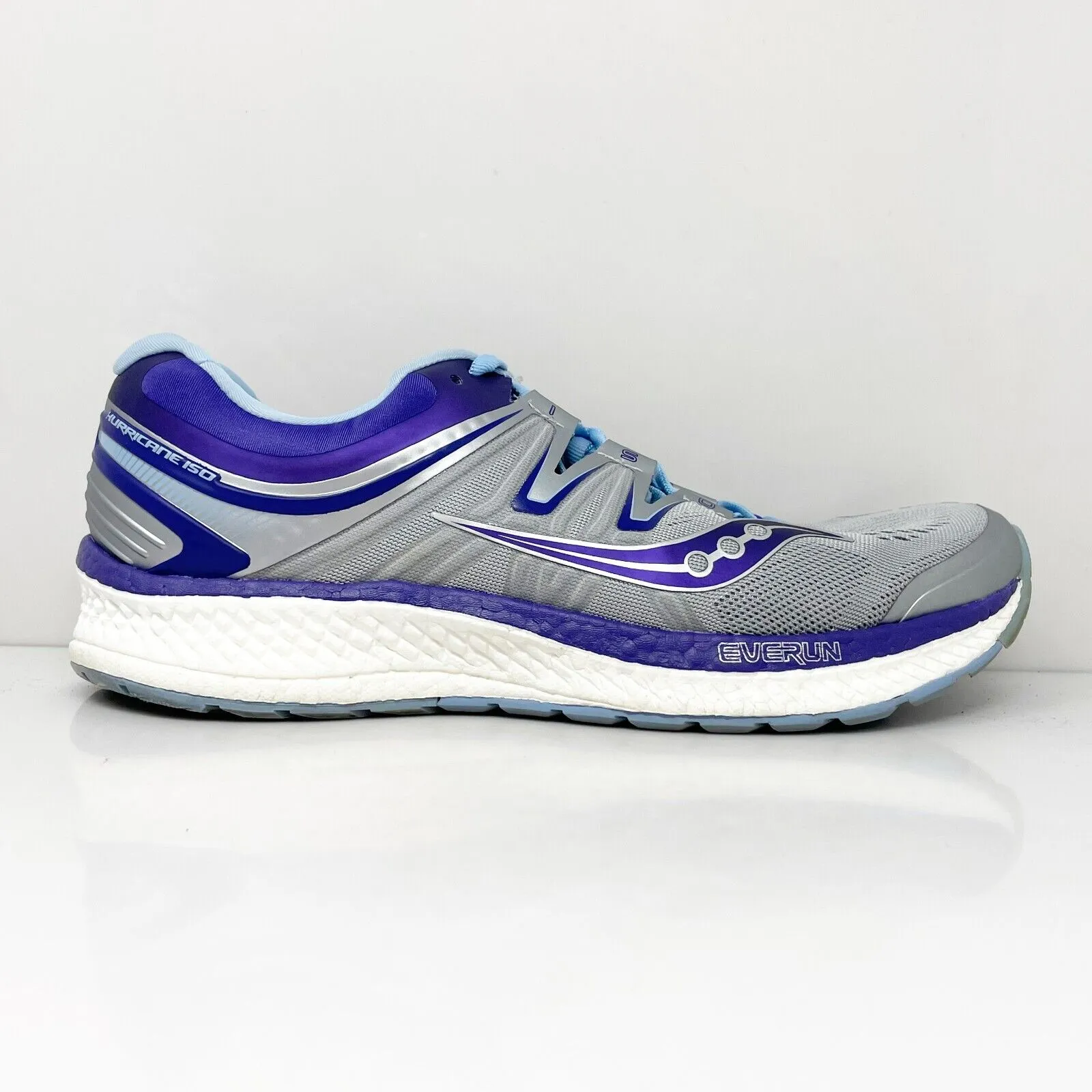 Saucony Womens Hurricane ISO 4 S10411-1 Gray Running Shoes Sneakers Size 10