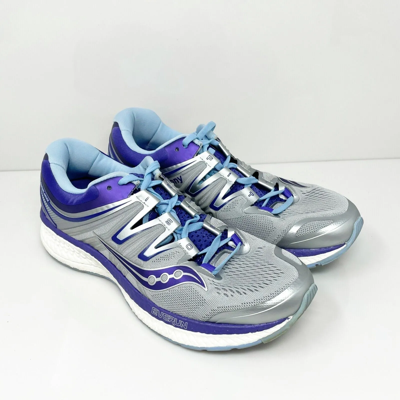 Saucony Womens Hurricane ISO 4 S10411-1 Gray Running Shoes Sneakers Size 10