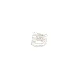 Silver Hammered Wrap Ring