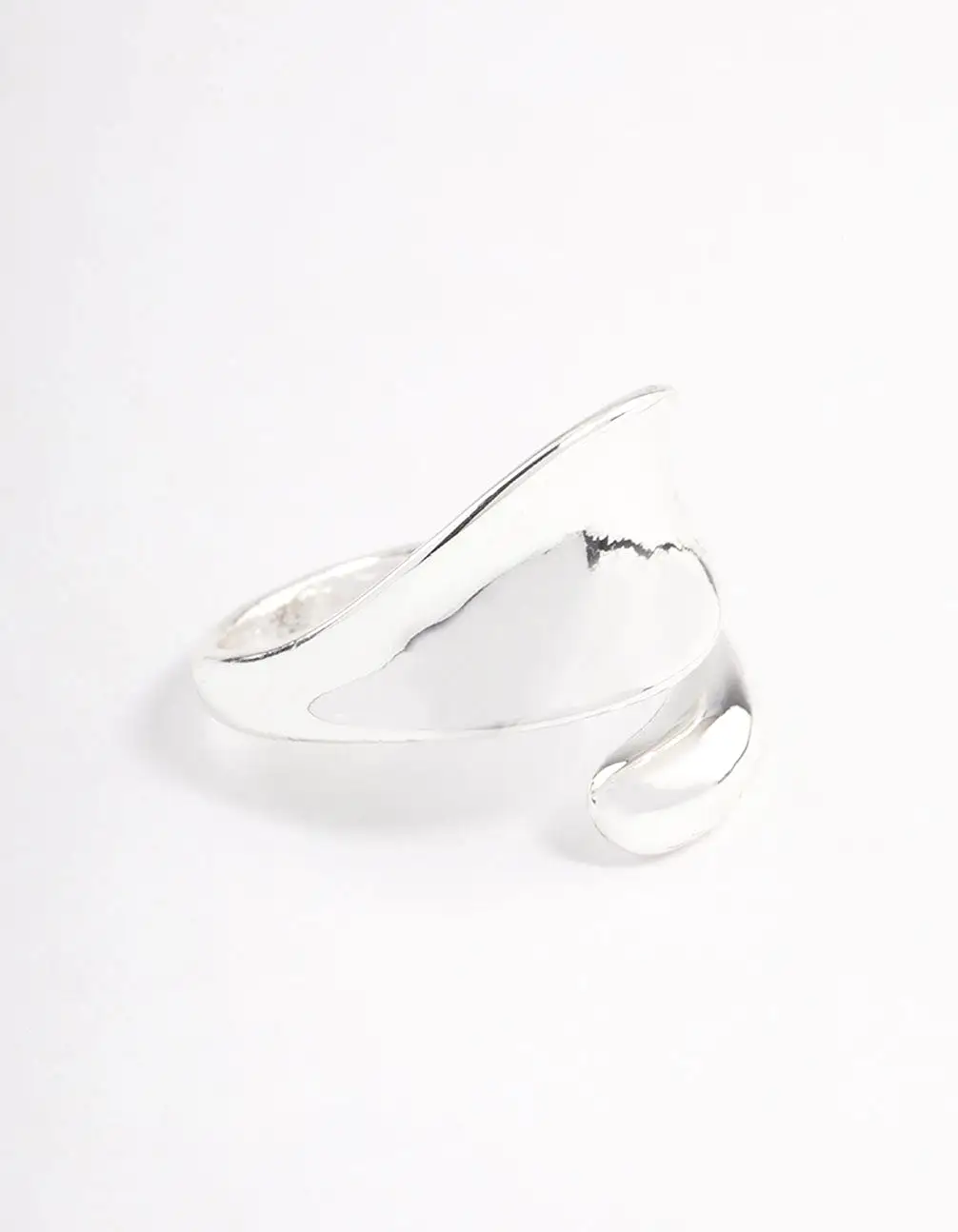 Silver Plated Bold Wrap Ring