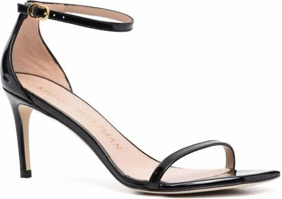 Stuart Weitzman Nudist Curve 75 sandals Black