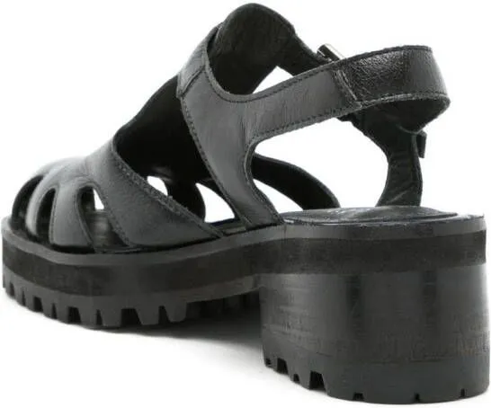 Studio Chofakian Studio 117 55mm leather sandals Black