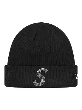 Supreme New Era Swarovski S Logo Beanie Black [SS21]