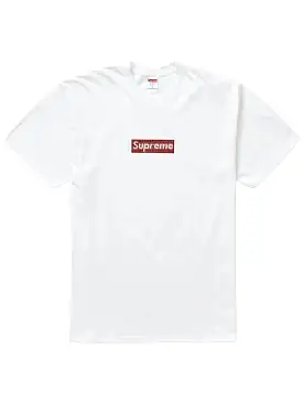 Supreme x Swarovski Box Logo Tee White [SS19]