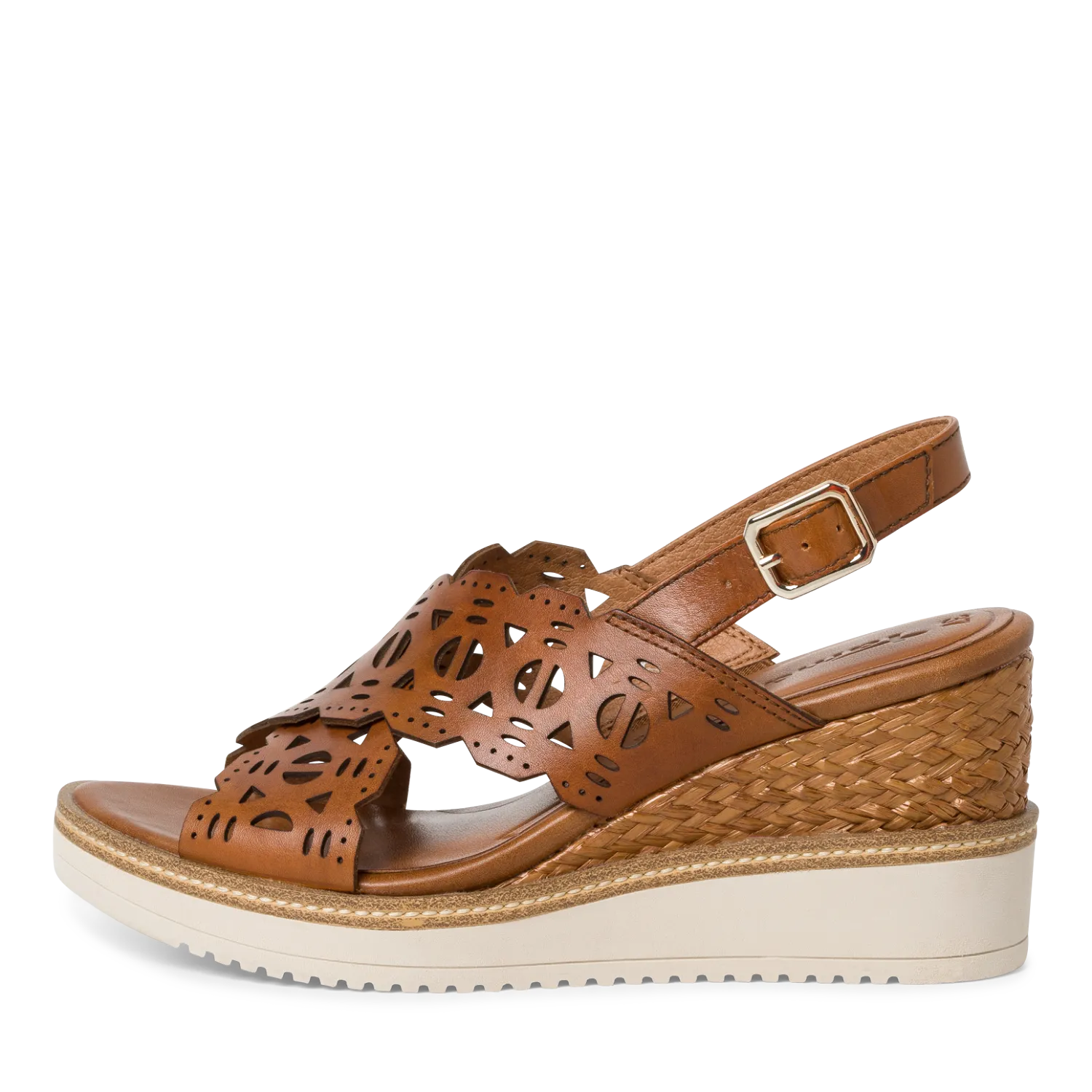 Tamaris Wedge Sandal Cognac