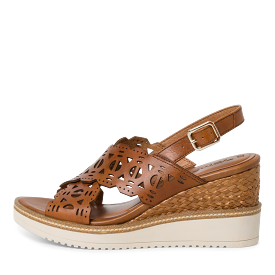 Tamaris Wedge Sandal Cognac