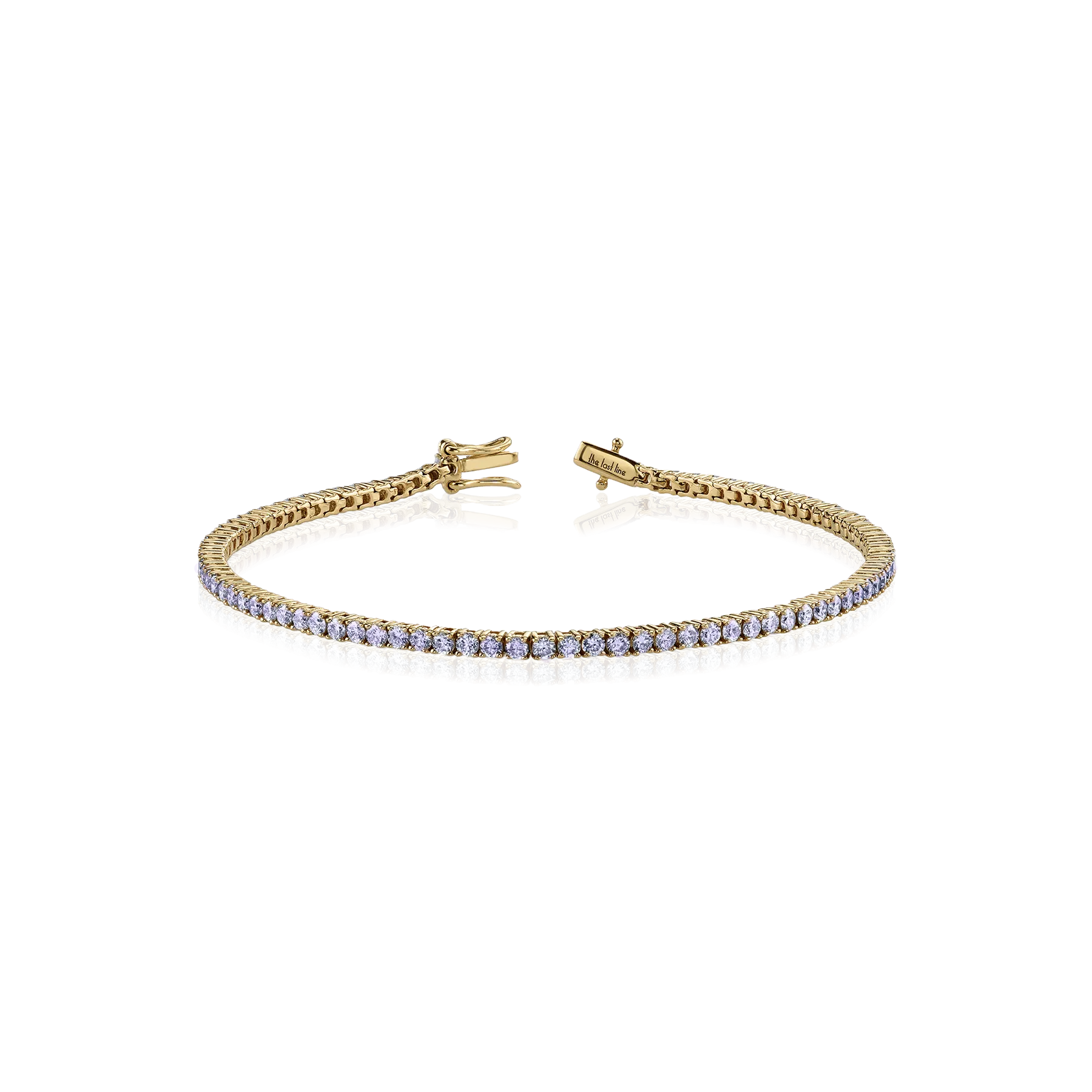 The Perfect Personalized Tennis Bracelet - Tanzanite / 14k Yellow Gold