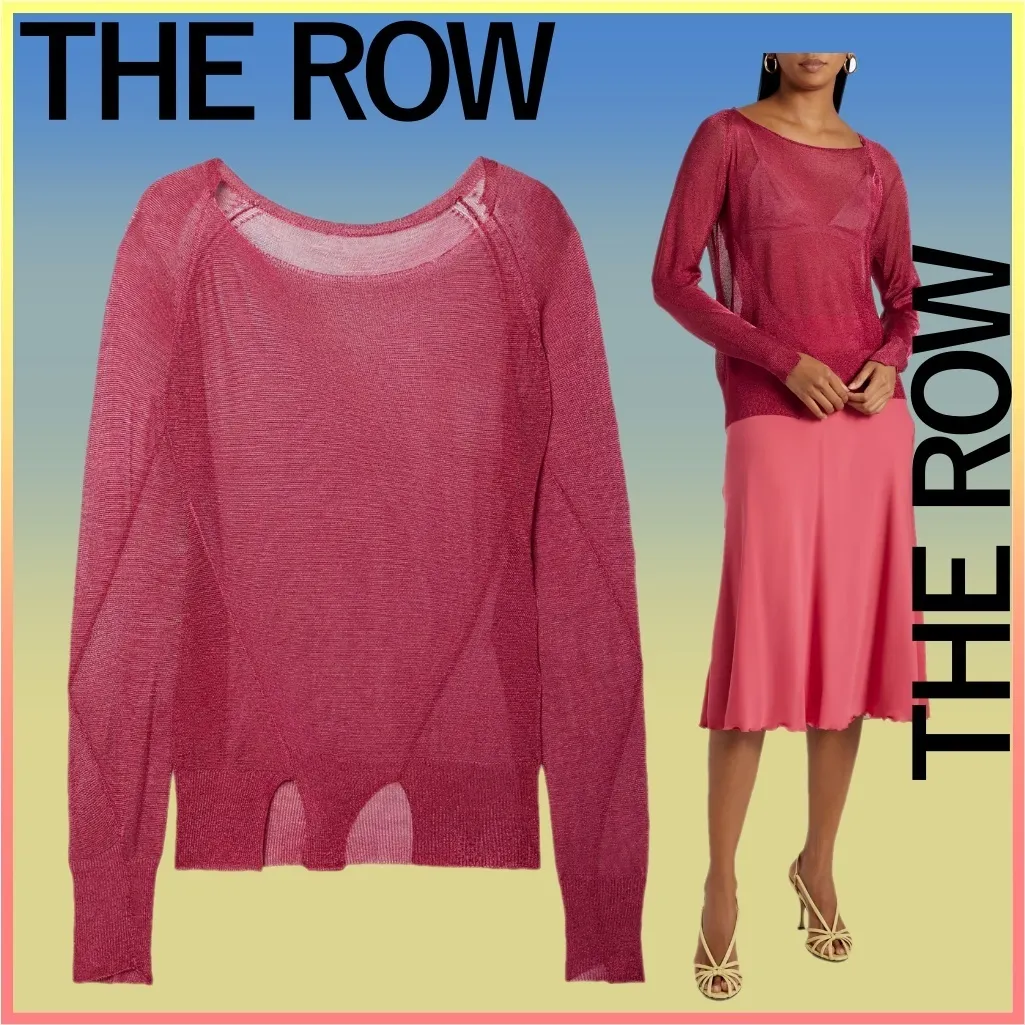 The Row  |Casual Style Blended Fabrics Plain Elegant Style Bridal