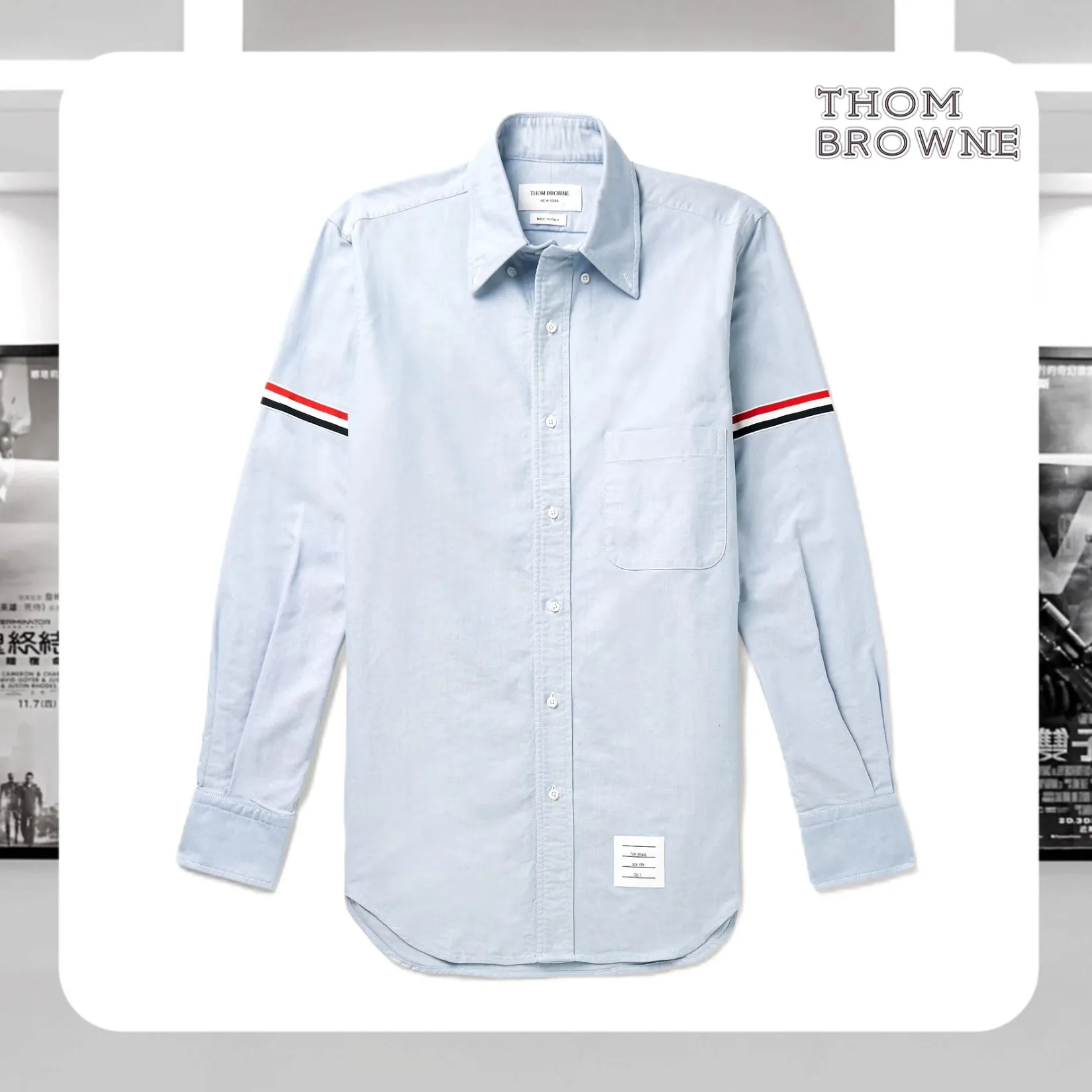 THOM BROWNE  |Plain Cotton Bridal Logo Designers Shirts