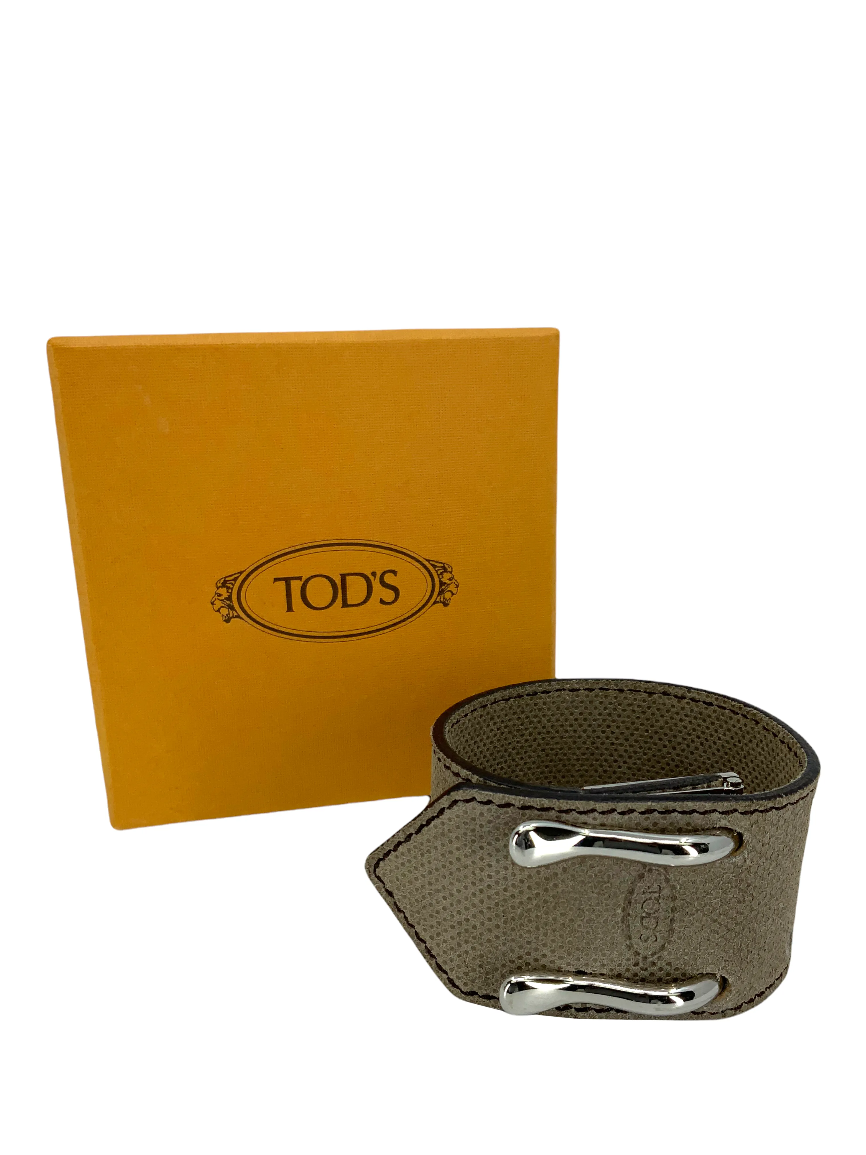 Tod's Leather Double Hook Cuff Bracelet