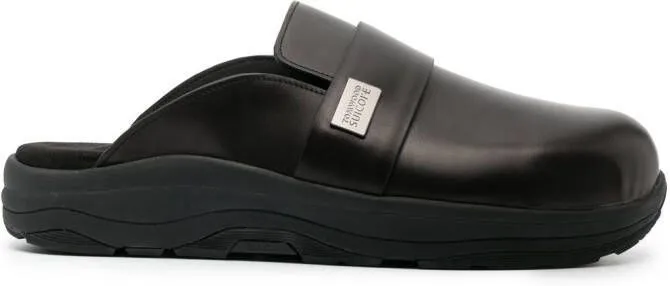 Tom Wood x Suicoke leather sandals Black