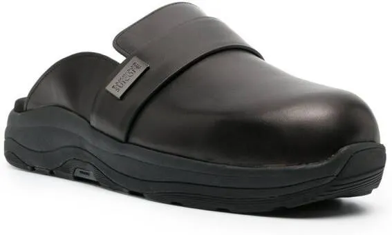 Tom Wood x Suicoke leather sandals Black