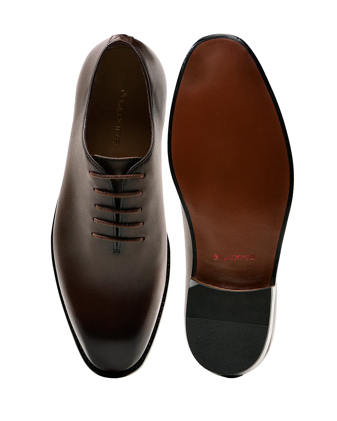 Wholecut Oxfords Brown Patina