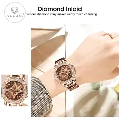 Women's Fashion Light Luxury Square Watch Diamond S236910