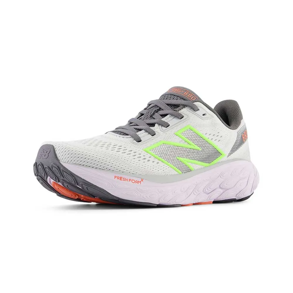 Women's Fresh Foam X 880v14 Running Shoes - Grey Matter/Taro - Wide (D)