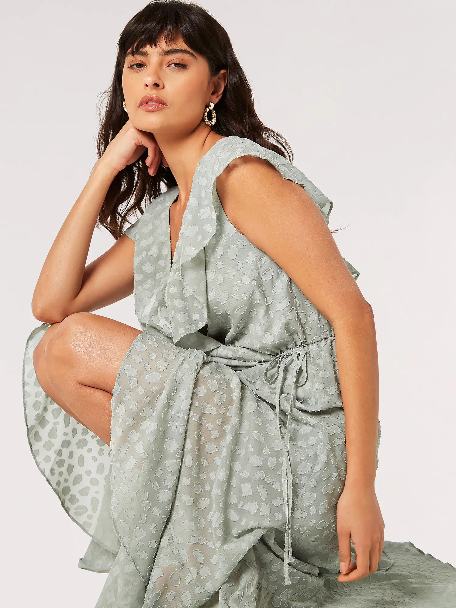 Wrap Clouds Dress