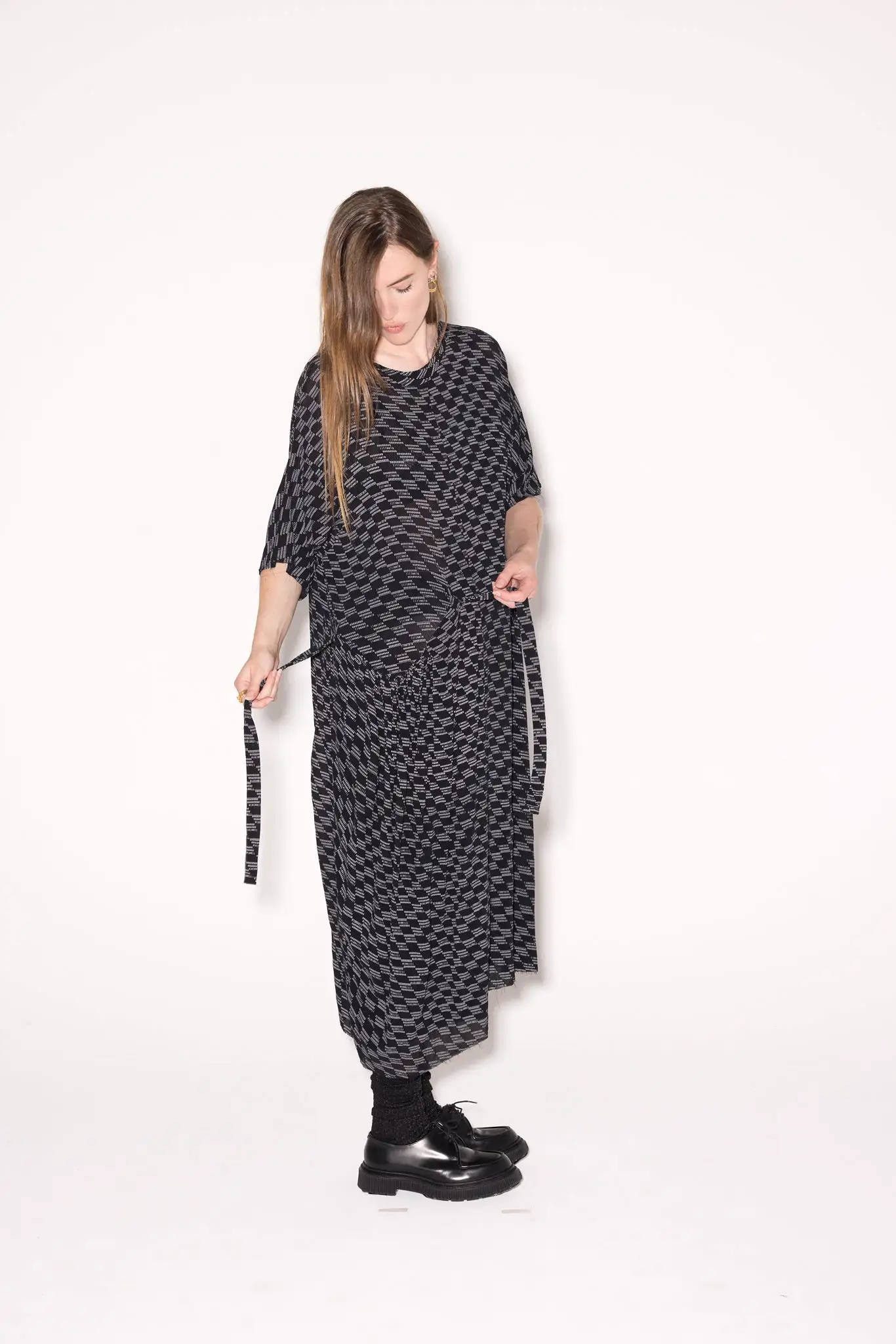 Yang Dress | Black Grey Code